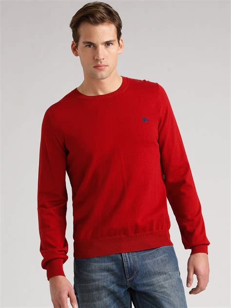 burberry sweater red|burberry jumpers for men.